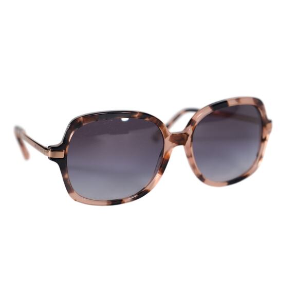 Michael Kors ADRIANNA II Oval Women's Sunglasses - Havana Gold / Grey - NWT - Picture 3 of 9